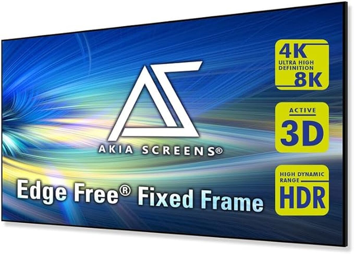 Test de l'écran fixe Akia Screens AK-NB125H 8K/4K Ultra HD