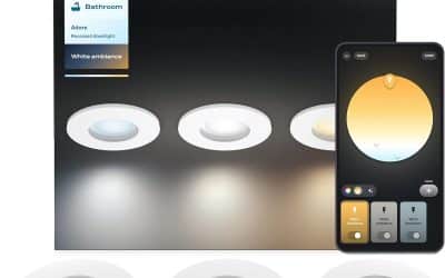 Test des spots connectés Philips Hue Adore pour salle de bain