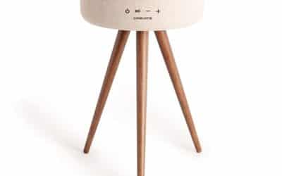 Test du create speaker table 360 : table haut-parleur en bois foncé avec chargeur sans fil et batterie performante