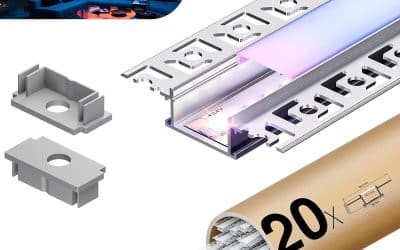 Test du profilé LED encastrable KOSOOM 2m