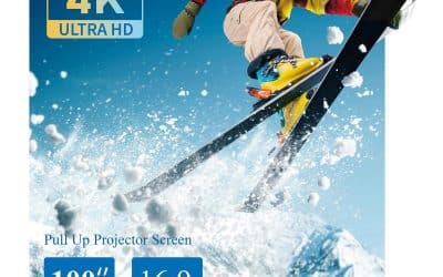 Test : écran de projection portable excelimage 100 pouces, idéal home cinéma