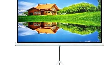 Test Maclean MC-680 : écran de projection mobile 200 x 200 cm