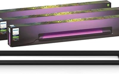 Test : philips Hue Amarant, projecteur connecté extérieur noir