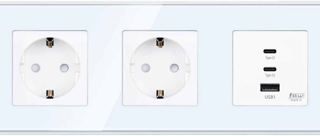 Test : prise Schuko Tawoia 65 W charge rapide USB-C