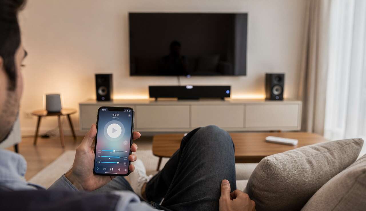 Gestion des appareils heos connect&eacute;s