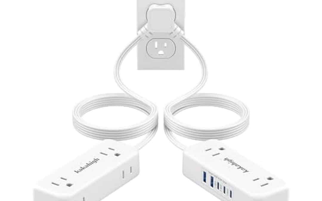 Test d'un câble d'extension double performant : 4 sorties CA et 5 ports USB