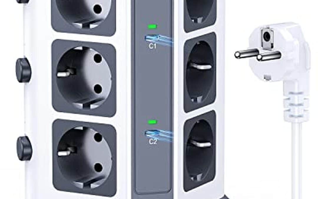 Test : kOOSLA multiprise 65W avec parafoudre et 12 prises