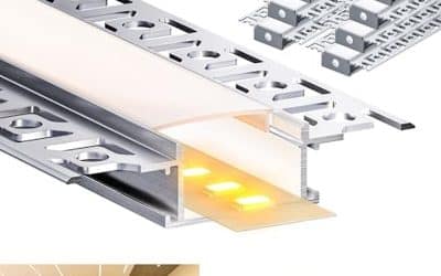 Test : profilé led encastrable de 2M pour éclairage indirect