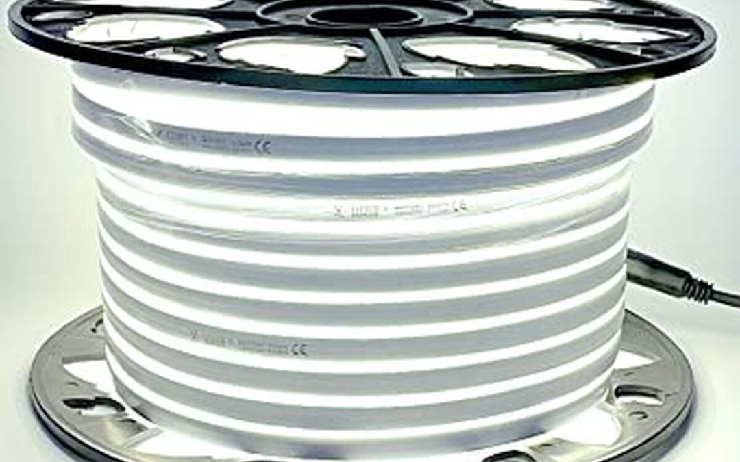 Test : ruban lumineux néon flexible LEDZEIT Profi, 50m blanc froid 6500K, intérieur & extérieur