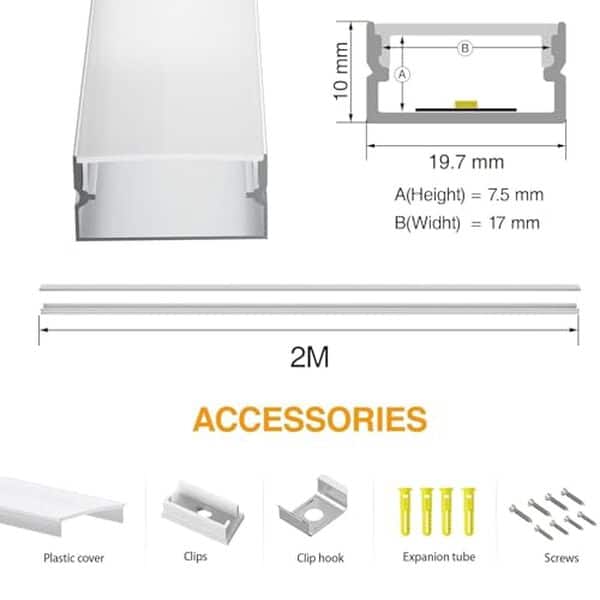 Découvrez notre test complet du profilé LED encastrable KOSOOM 20 : un choix parfait alliant design élégant et efficacité lumineuse pour tous vos projets d'éclairage intérieur.