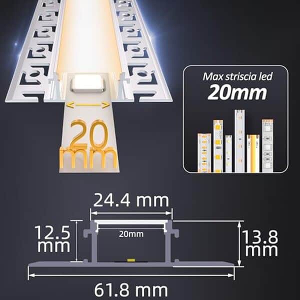 Découvrez notre analyse détaillée du profilé aluminium LED encastrable LASLUX 2m : performance, installation facile et design moderne pour éclairer vos espaces avec style