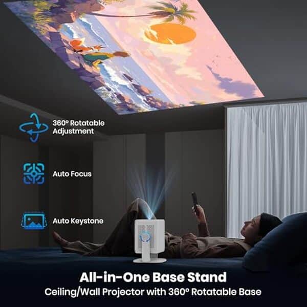 Découvrez notre analyse détaillée du vidéoprojecteur 360° 4K avec Netflix et WiFi. Un voyage immersif à 360° avec une connectivité moderne et haute définition. Ne manquez pas notre test exclusif pour comprendre pourquoi cet appareil se démarque sur le marché.