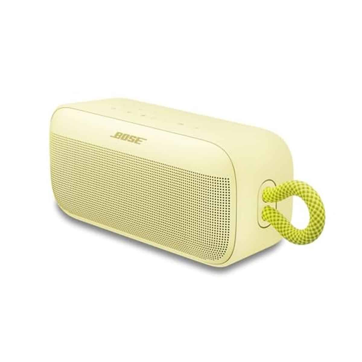 Test : bose soundLink plus, enceinte portable bluetooth 20h - jaune citron édition limitée
