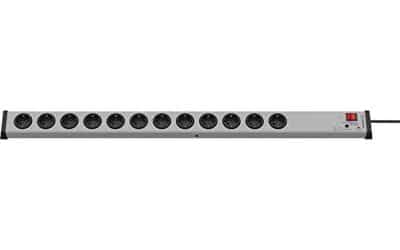 Test du bloc multiprise EHMANN 0207 x 00122301 : protection surtensions et 12 prises