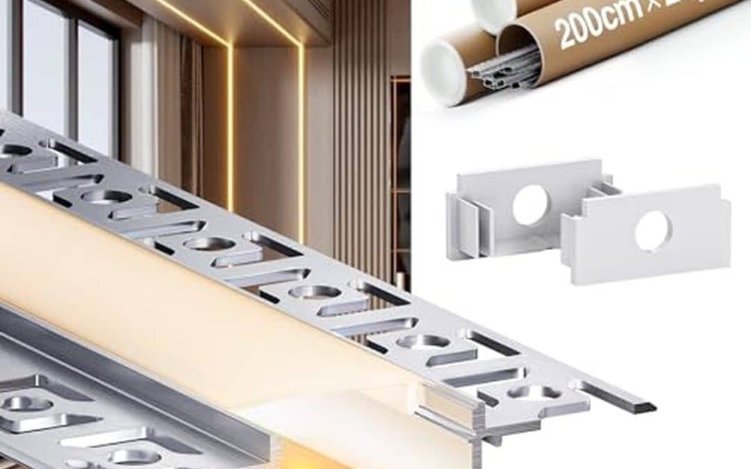 Test du profilé alu GEEKLUX SA01 pour ruban LED (50 m)