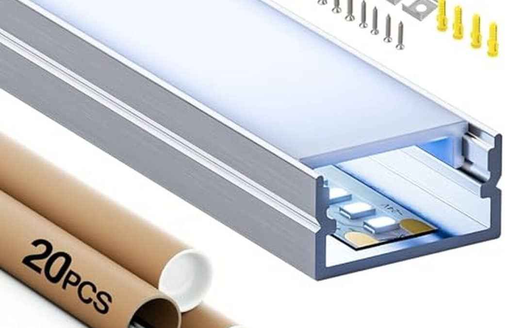 Test du profilé LED encastrable KOSOOM 20 : efficacité et design