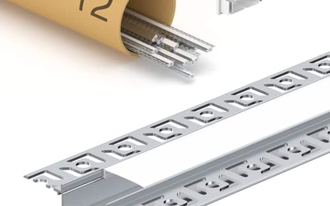 Test du profilé LED encastrable KOSOOM 64, 2x13, 8 mm