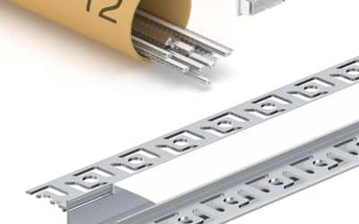 Test du profilé LED encastrable KOSOOM 64, 2×13, 8 mm