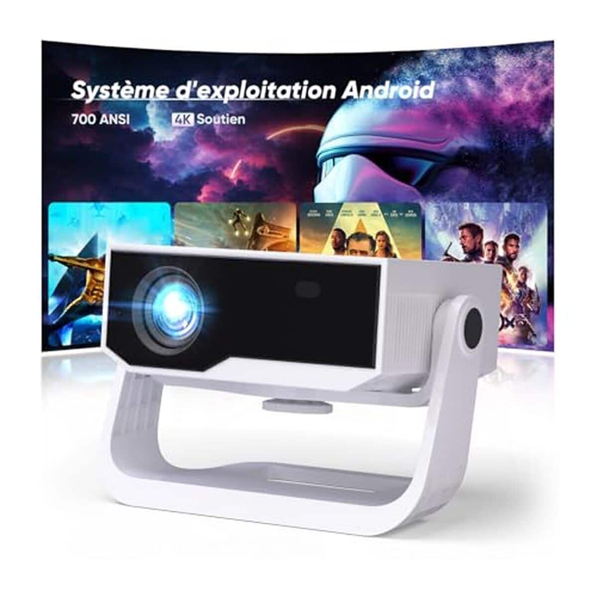 Test du vidéoprojecteur Wielio : l'intelligent Android 11 FHD 1080P 4K