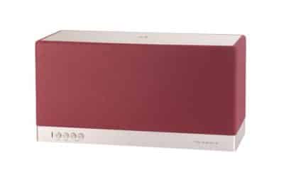 Test : enceinte connectée Triangle AIO 3 rouge ocre