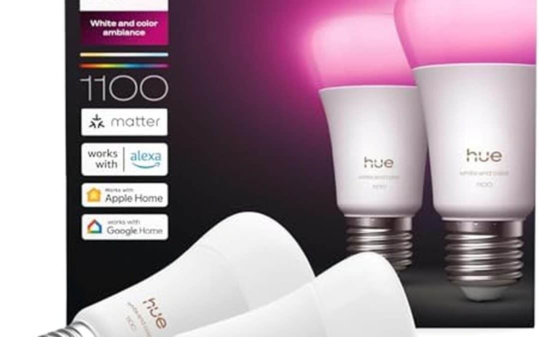 Test : philips Hue ampoules LED connectées E27, pack de 2