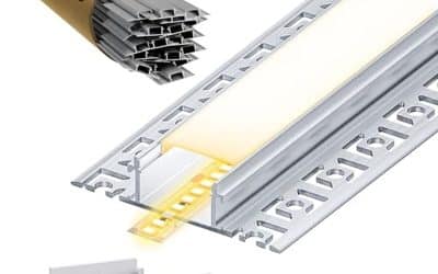 Test : profilé aluminium LED encastrable LASLUX 2m