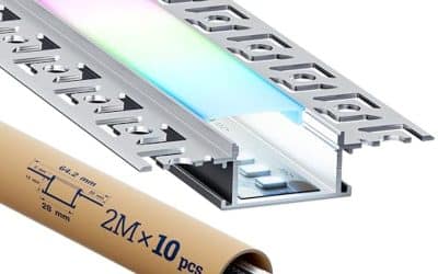 Test : profilé LED encastrable Hooled 28 mm