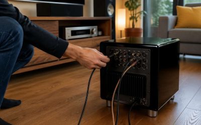 Comment connecter un caisson de basses REL ?