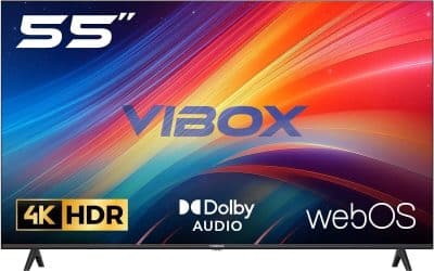 Test du téléviseur VIBOX UHD 4K 55 pouces : performance et connectivité