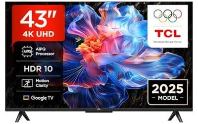 Test : tCL 43V6C TV 4K UHD sans bords