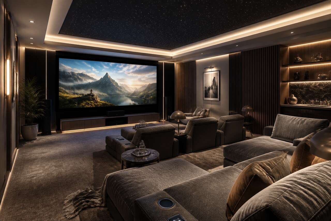 Choisir l'espace idéal pour votre salle de cinéma
