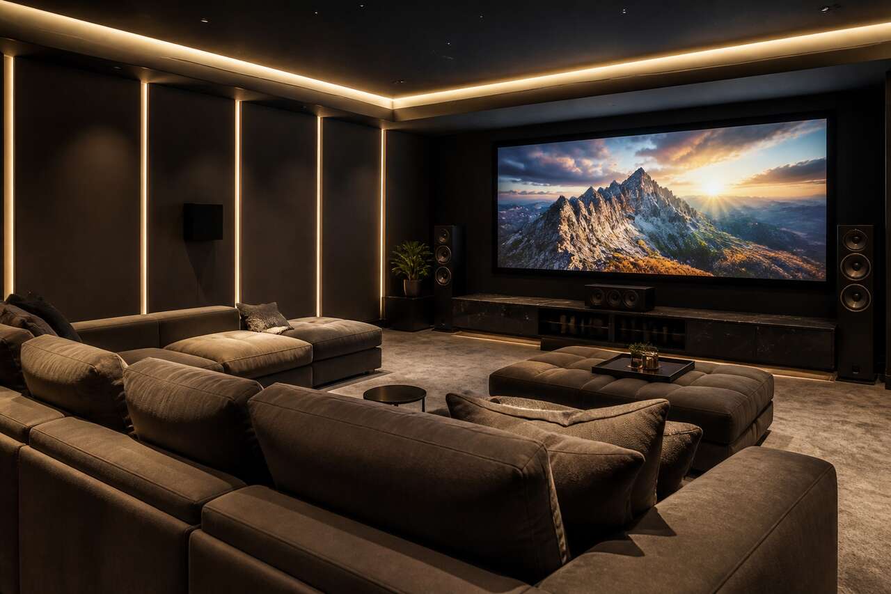 Concevoir et décorer votre salle de cinéma maison