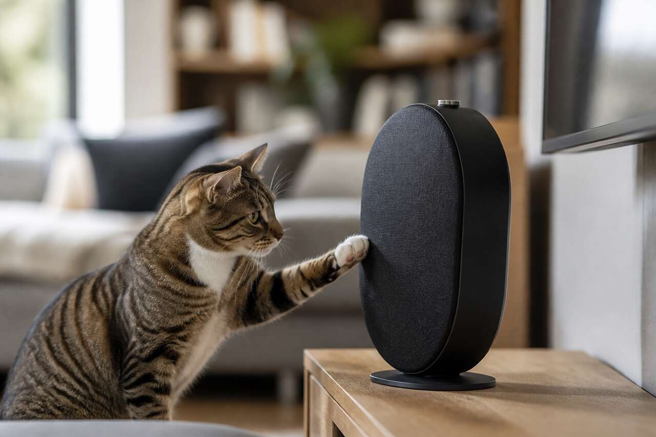 Pourquoi votre chat s&rsquo;attaque aux enceintes