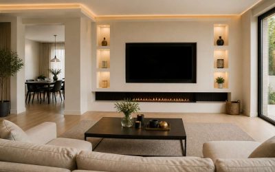 Comment intégrer une TV dans le salon ?