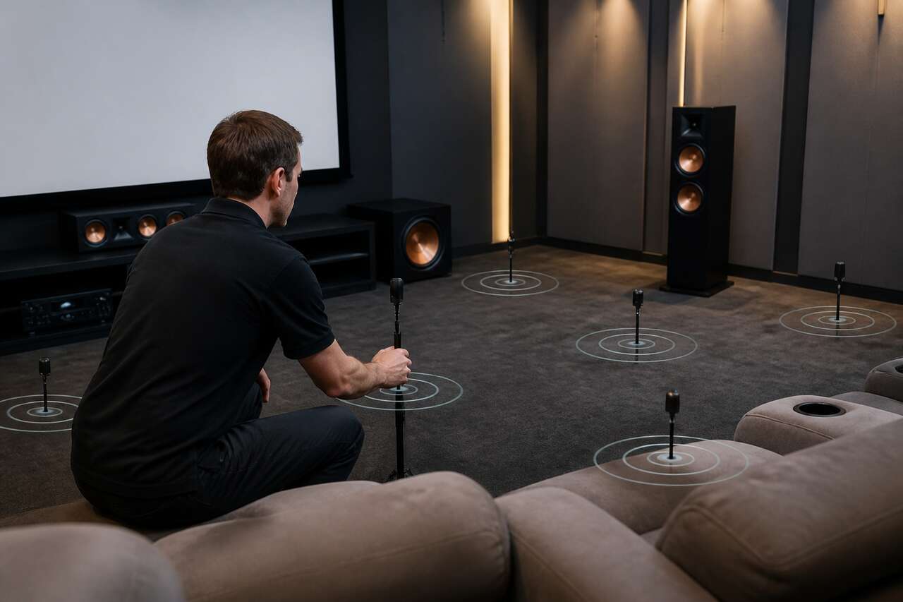 Lancer une calibration ypao pas &agrave; pas (micro, positions, multi-point)
