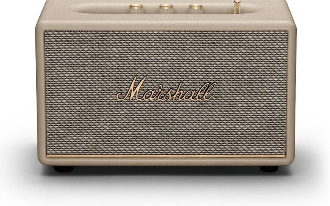 Test de l'enceinte Bluetooth Marshall Acton III crème