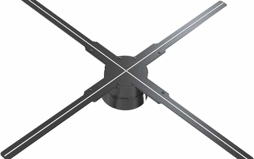 Test du ventilateur hologramme 3D Rycixon 45, 7 cm