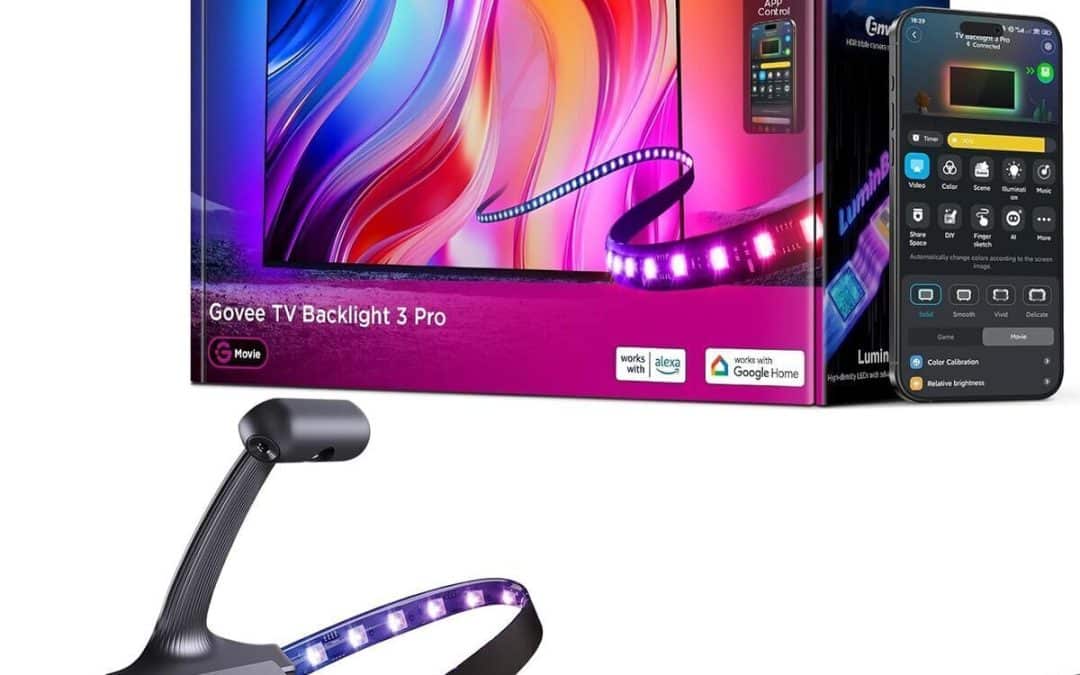 Test : rétroéclairage TV Govee 3 Pro avec triple caméra HDR