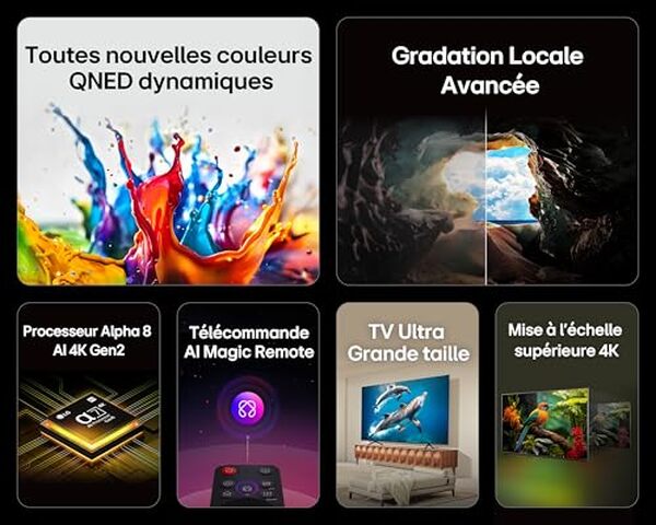 Découvrez notre test complet du téléviseur LG 75QNED8E 4K UHD : performances, qualité d'image, luminosité exceptionnelle et avis détaillé pour ce géant de 75 pouces. 
