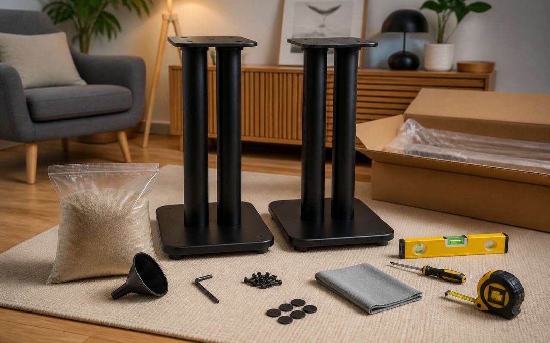 Comment monter un pied d'enceinte NorStone Stylum Max ?