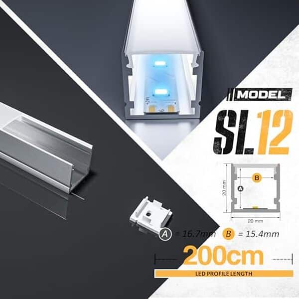 Découvrez notre test du profilé alu GEEKLUX pour ruban LED : un système d'éclairage uniforme, encastrable et facile à installer pour sublimer votre intérieur. 