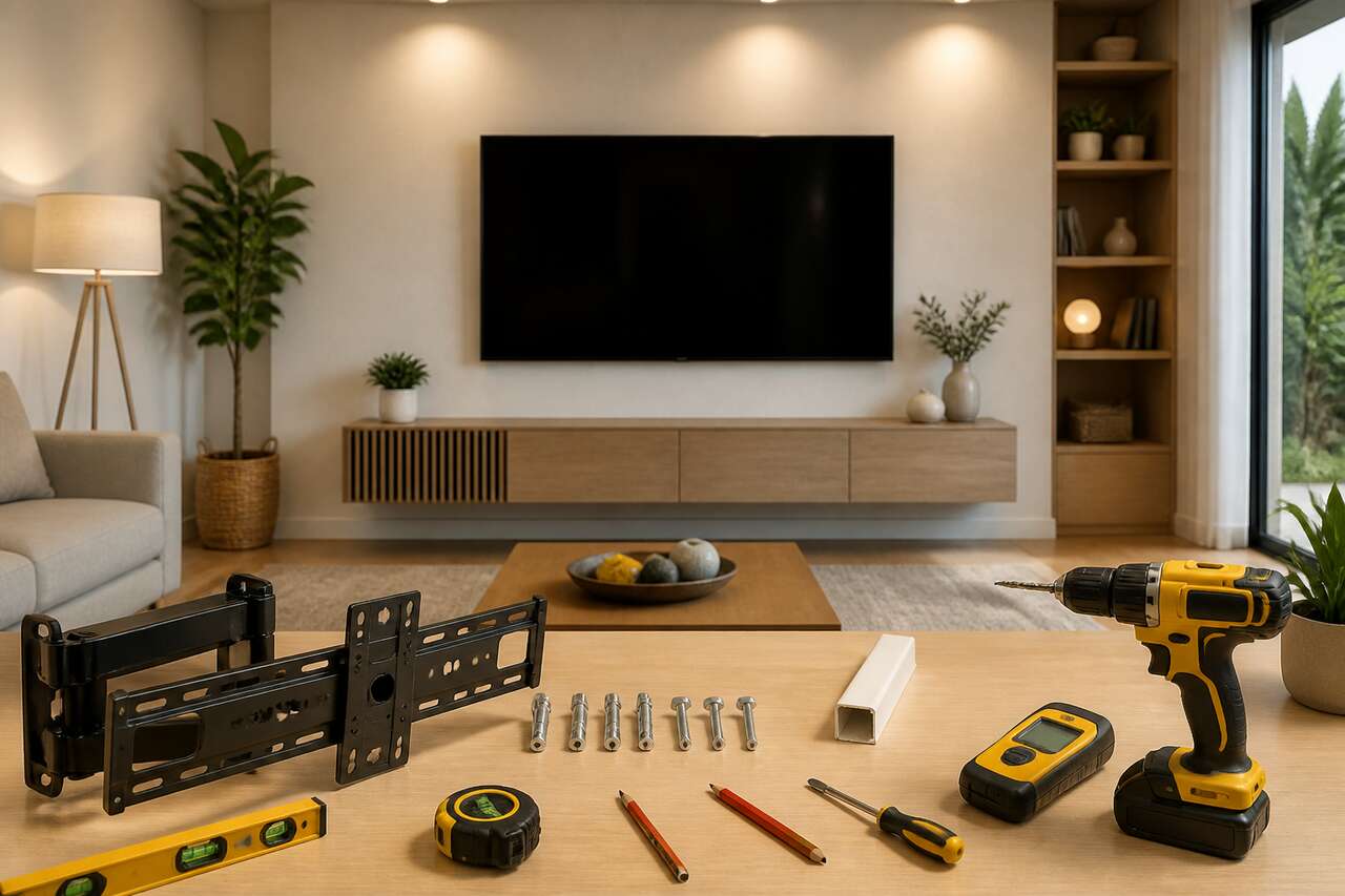 Comment fixer sa TV sur un mur en placoplâtre ?