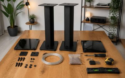 Comment monter un pied d’enceinte Norstone Stylum Square ?