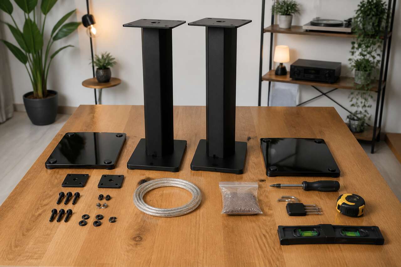 Comment monter un pied d'enceinte Norstone Stylum Square ?