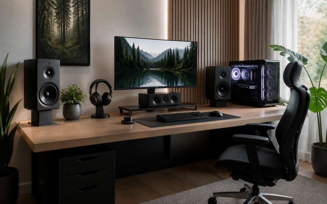Comment optimiser son bureau pour un système HiFi et gaming ?