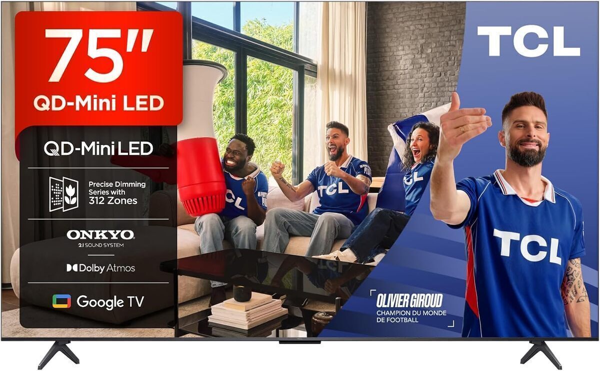 Test du TCL 75Q6C : smart TV 4K HDR avec son Onkyo et Dolby Vision
