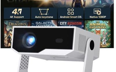 Test du vidéoprojecteur 4K Android 14 focus électronique et correction 270°