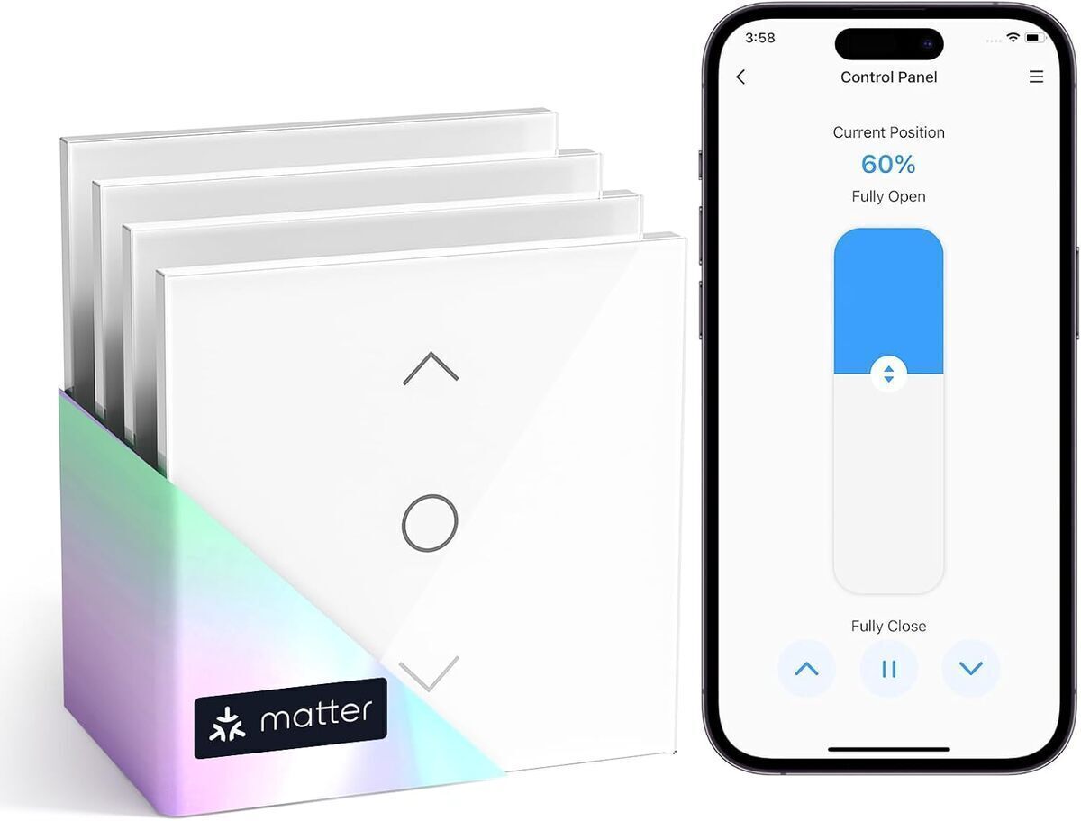 Test : interrupteur connecté meross Matter pour volets roulants