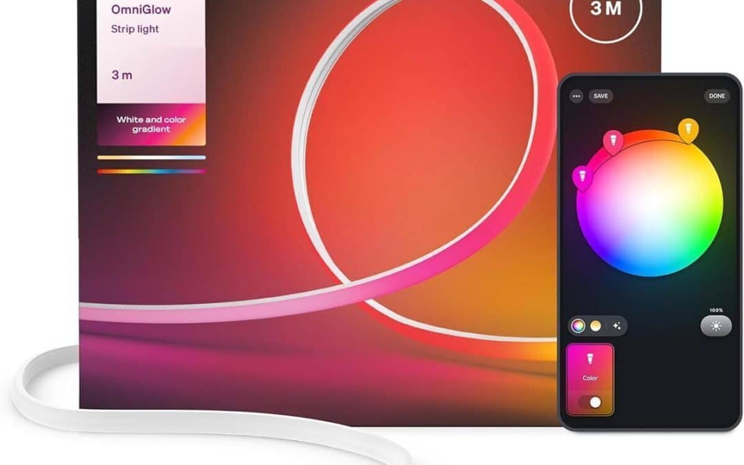 Test Philips Hue OmniGlow : bande LED 3m, lumière flexible et contrôlable