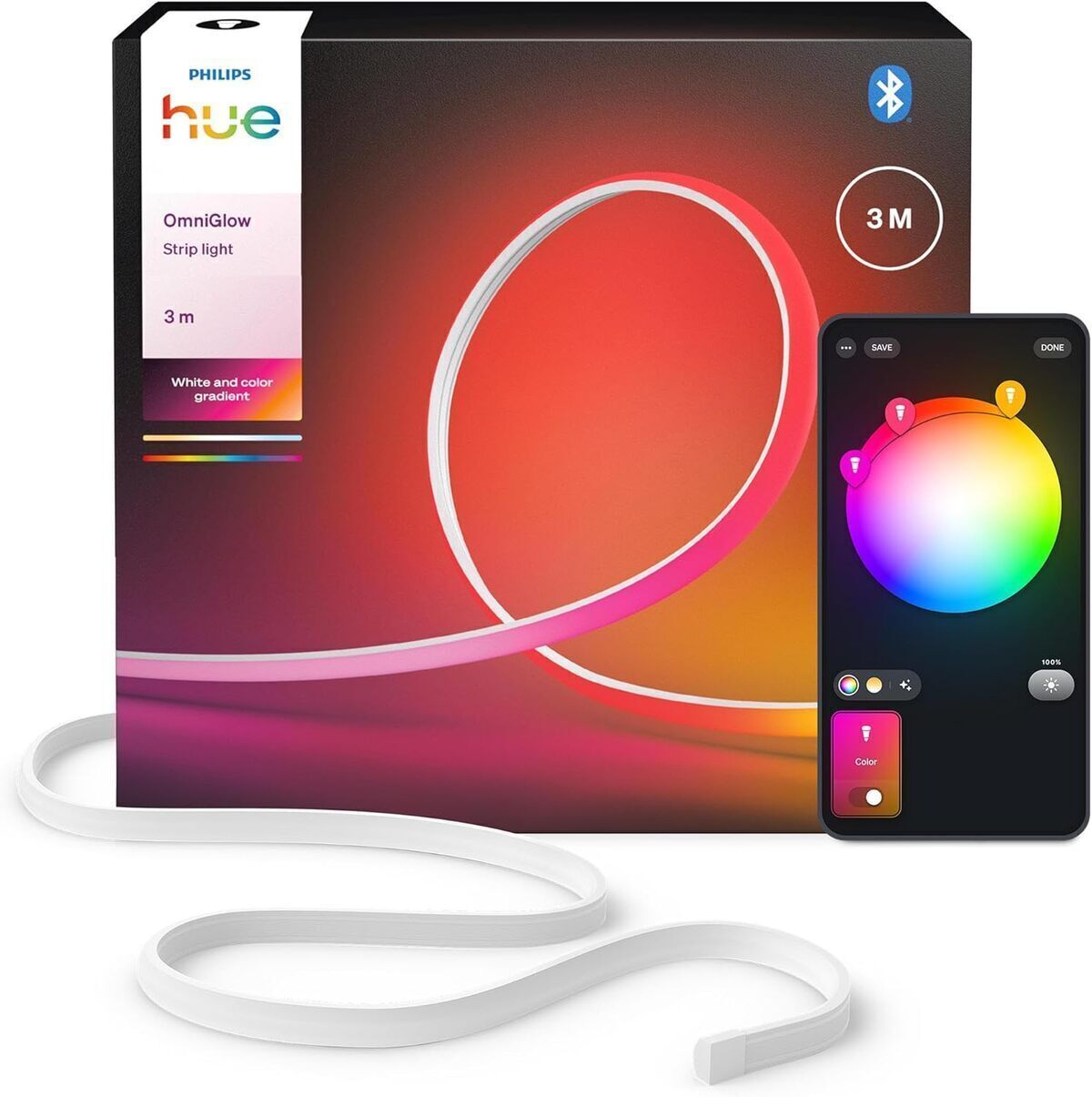 Test Philips Hue OmniGlow : bande LED 3m, lumière flexible et contrôlable